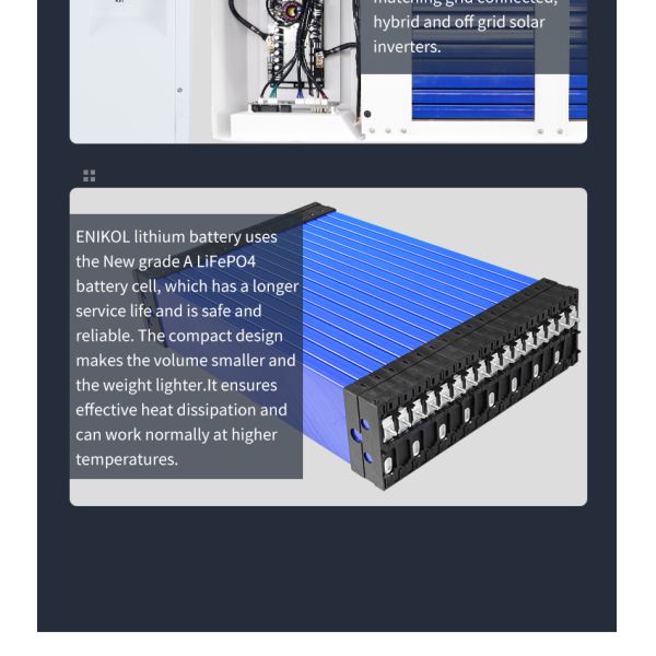 200 часов 100 часов высокое напряжение Lifepo4 батарея 5кВ 10кВ 48В Lto солнечная батарея