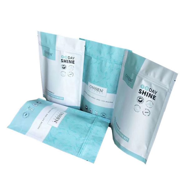 Plastic Biodegradable Metallized Foil Tobacco Herb Pet Bag with Child Proof Zipper