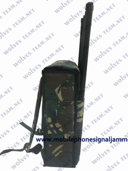 850MHz 2100MHz 2400MHz Backpack Jammer For Blocking GSM CDMA 3G 4G WiFi 2.4G Signal