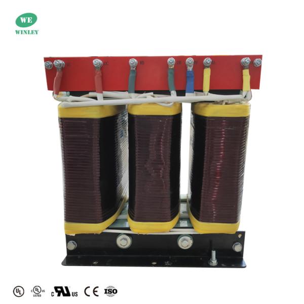 75Kva Three Phase Isolation Transformer Power Step Down Dry Type 480v 270v Copper Winding