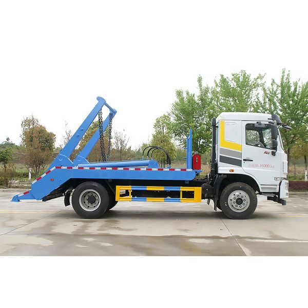 Swing Arm Sanitation Truck 8/10m³ Large Capacity Waste Bins