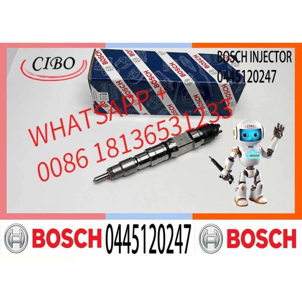 diesel fuel injector 0445 120 247 injector of diesel generator Genuine part fuel injector 0445120247