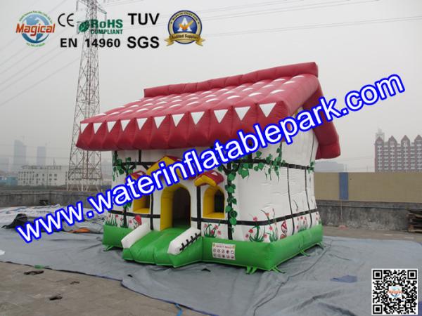 Backyard Inflatable Bouncy Castle Kids / Outdoor Bounce House