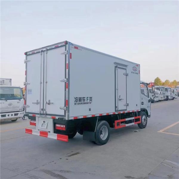 O dever claro refrigerou o caminhão 100km/H da caixa, caminhão de Choi Steel Frozen Food Delivery