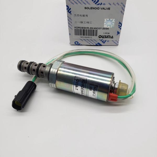 SANY XCMG Solenoid Valve For Hydraulic Pump KDRDE5KR-40C07-203A