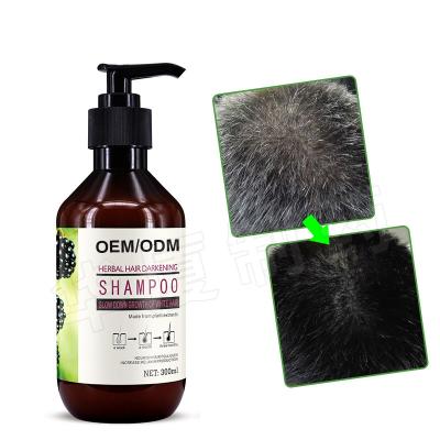 Medical Black Anti Grey Hair Shampoo For White Hair Treatment From Root 300ml
