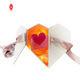Personal Care Perfume Gift Boxes Valentinies Day Heart Shaped Boxes With Lids