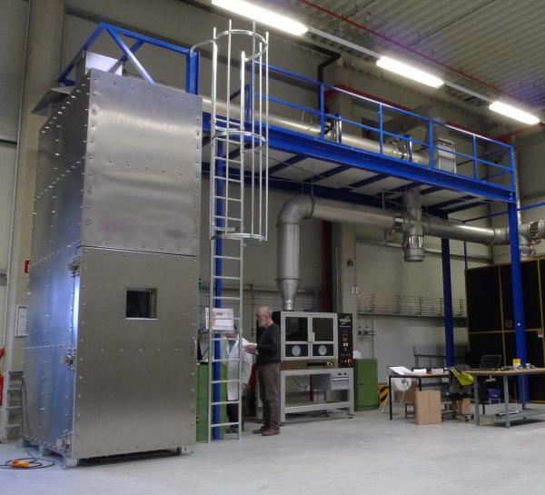 Stainless Steel Flammability Testing Machine Customized For Fire Resistant Coating