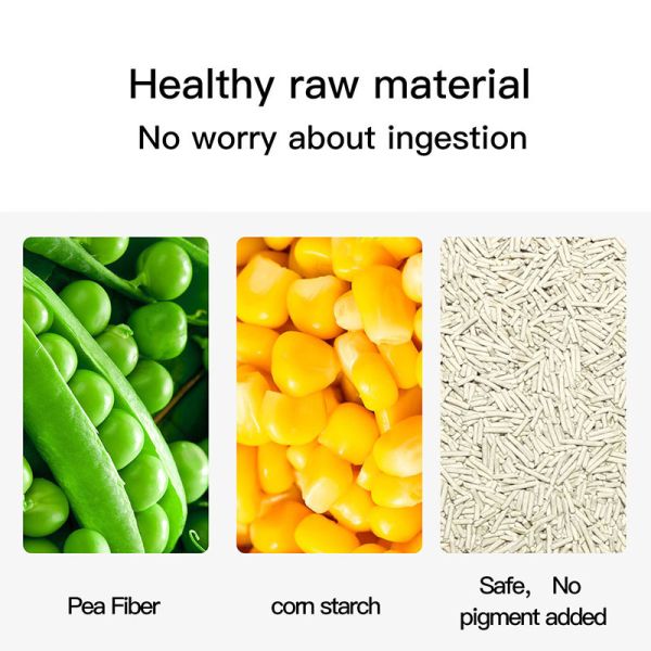 Natural Tofu Cat Litter Fast Absorption Low Dust Multi Cat Clumping Formula Pet