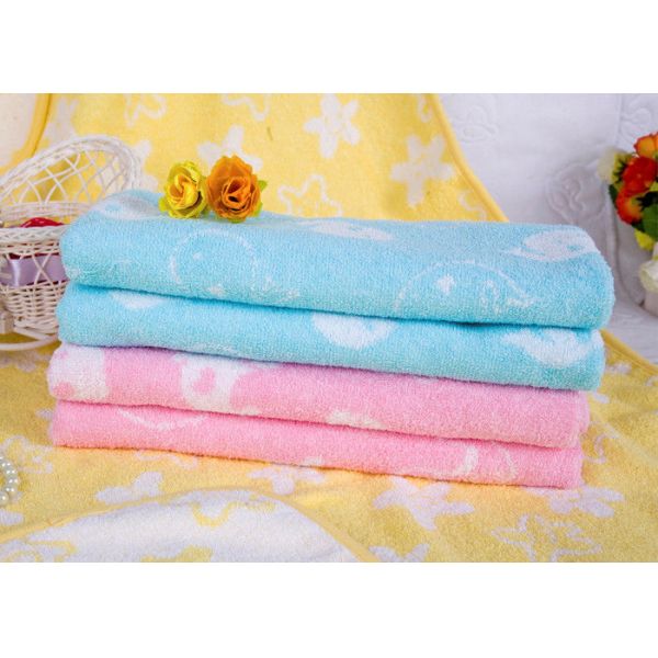 Oversized Cosy Baby Shower Towel , Modern Colourful Newborn Baby Girl Towels