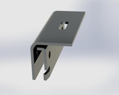 Color steel tile trapezoidal fixture No.2