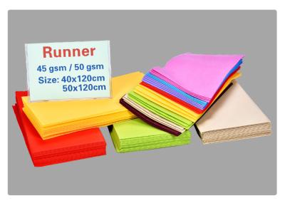 Multi Color / Multi Gram / 30-80 Gram PP Spunbond Non Woven Table Cover Outdoor Party