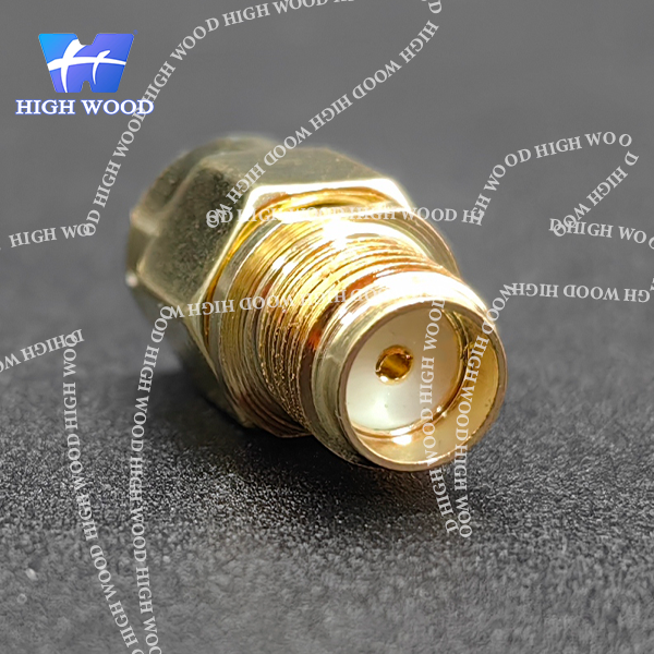 SMA Series RF Coaxial Connector,Straight SMA M-F Flange JK