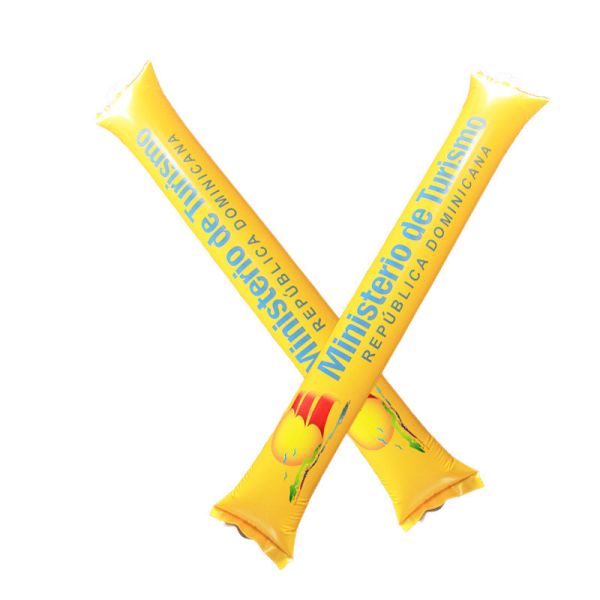 Football Game Cheer Sticks 60*10cm PE Logo Customized Sports Supplies