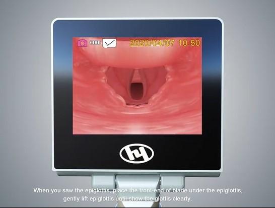 Ambulance ENT Rigid Anesthesia Video Laryngoscope With Difficulty Blade