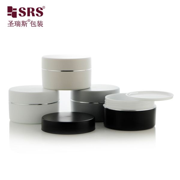 Hair Body Scrub Plastic Empty Cosmetic Packaging Container luxury cream jar
