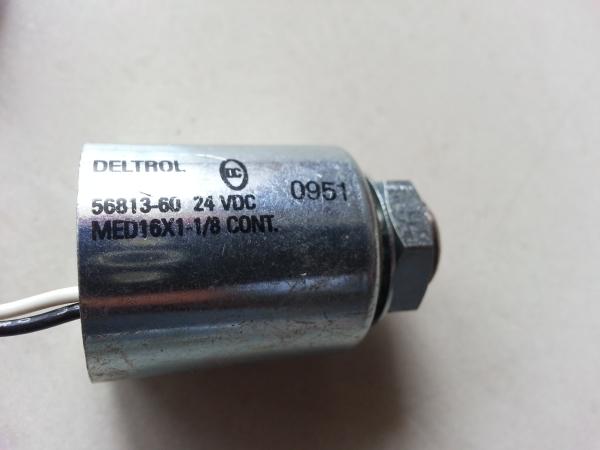 Solenoide W/Cables, X-carro. , A C.C. de Deltrol56813-60 24v usada para o auto plotador do corte parte Ap100 56041000