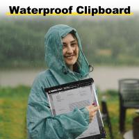 PVC Plastic Black Outdoor Waterproof Clipboard Wear Resistant