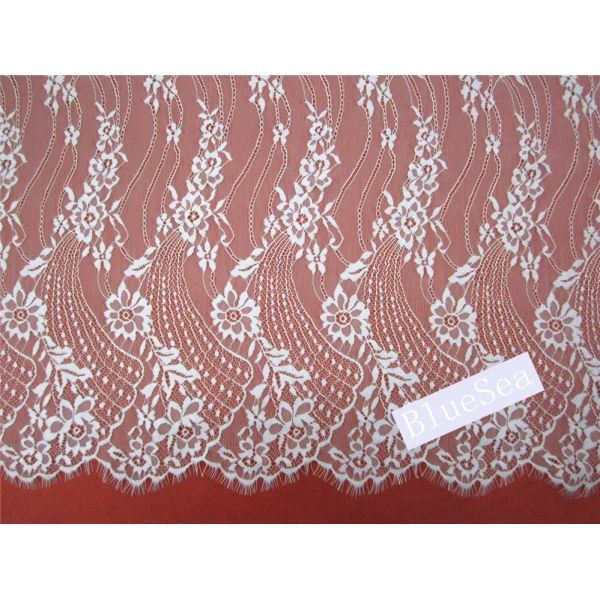 Green Environmental Protection  Eyelash Lace Fabric  for Wedding Dress