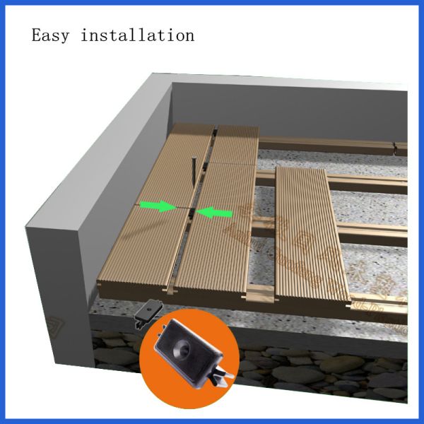 WPC Antiseptic Wood Texture WPC Co-Extruded Engineered Flooring/Decking with Ce Certificate