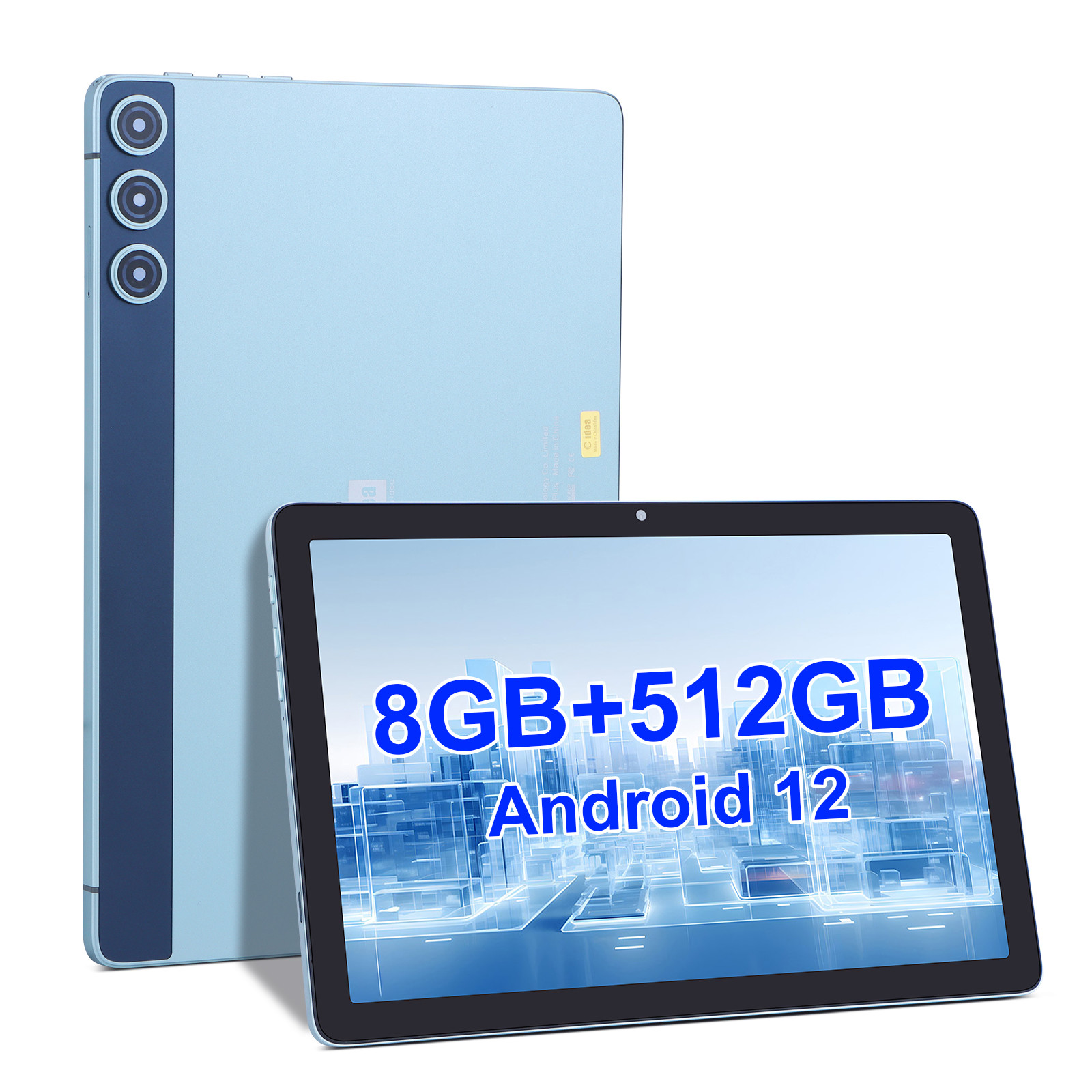 Идея C 10000mAh Аккумулятор 8GB+512GB 10,1 дюйма Смарт планшет с клавиатурой Bluetooth CM8500