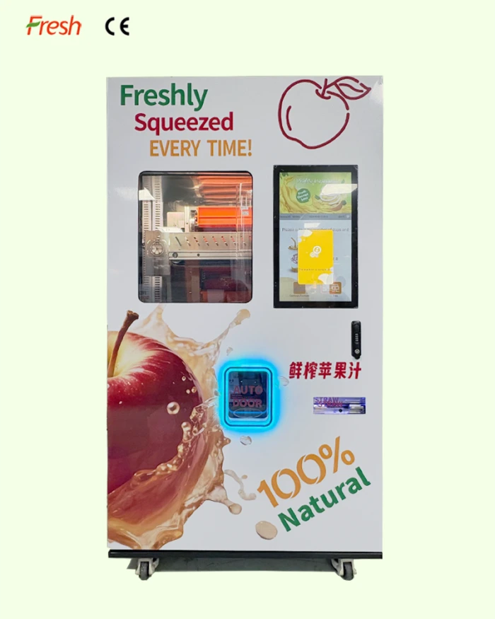 21.5 Inch Large Screen Fresh Apple Juice Vending Machine