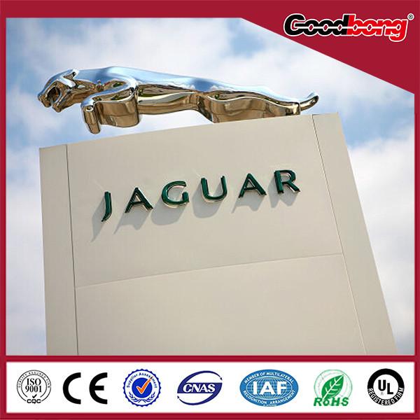 outdoor waterproof buliding pylon car shop sign