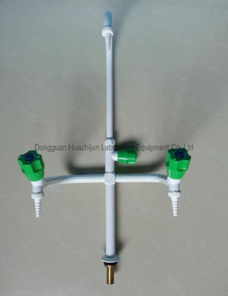 Epoxy Coating Surface 3 Way Tap For Laboratory Sink Alkali / Acid Resistant