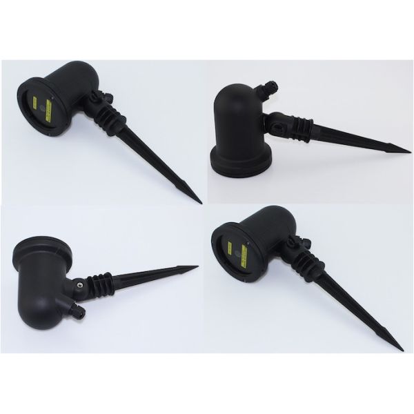 Sandblasting Metal Die Casting Mold Black Aluminum Alloy Led Lamp Accessories