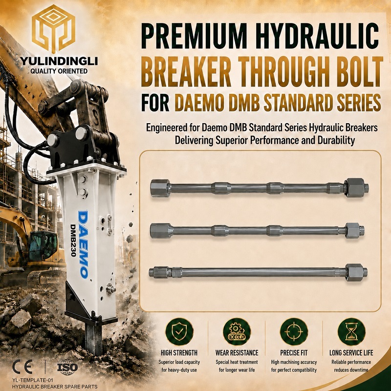 Daemo Hydraulic Breaker Through Bolt Hammer Tools Replacement