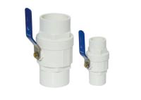 1/2 4 Inch Size Pvc Ball Valve Pvc Ball Valve Plastic Pvc Material Pvc Valve for Water Agriculture Garden Irrigation Fittings Aquarium Water Supply Tube Joint