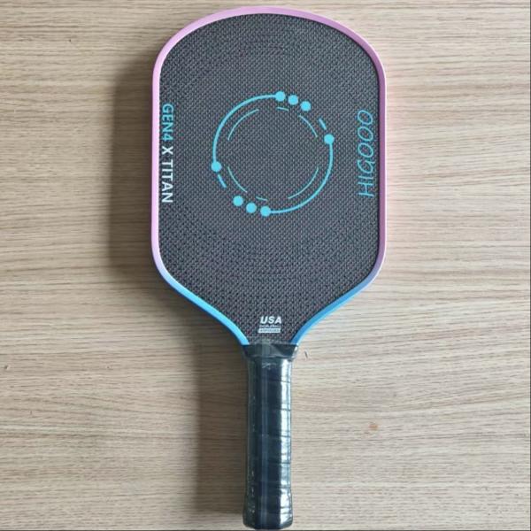 Higooo titanium braided rough surface gen4TFP core technology hot-forming pike racket two-color gradient