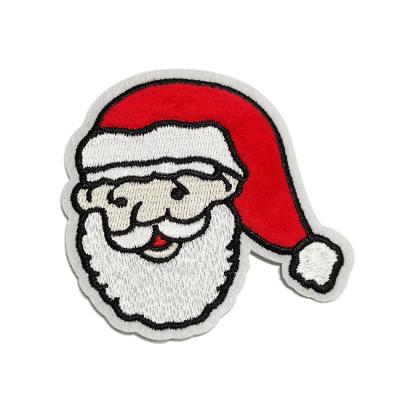 Christmas Embroidery Patches ,  Clothing Decoration Custom Badge Patches