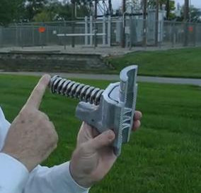 fibreglass  lamppost hardware banner hang equipment system