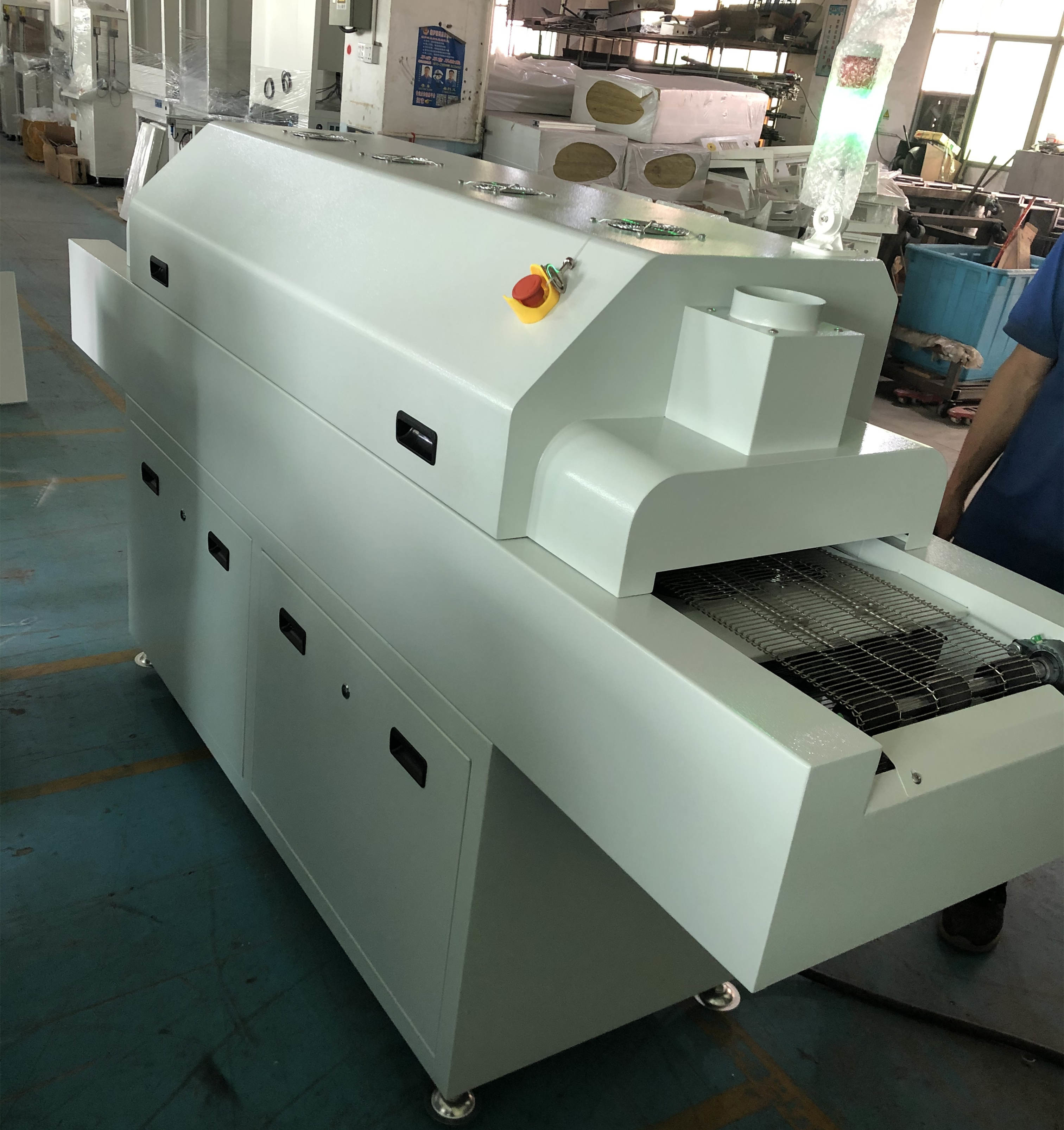 CHM-F830 Вертикальная печь оплавления SMT, 8 температурных зон, 1400*300 мм, машина для пайки горячим воздухом