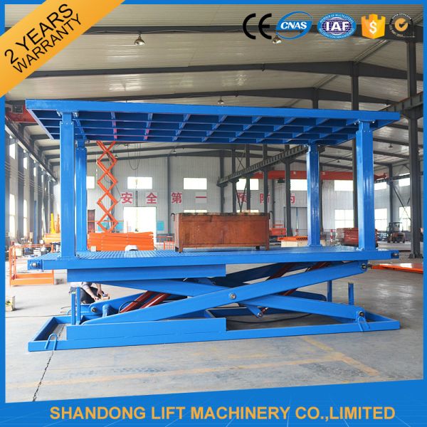 Двухэтажная гидравлическая ножница для автомобилей Автоподъемник для подвальной парковки автомобилей