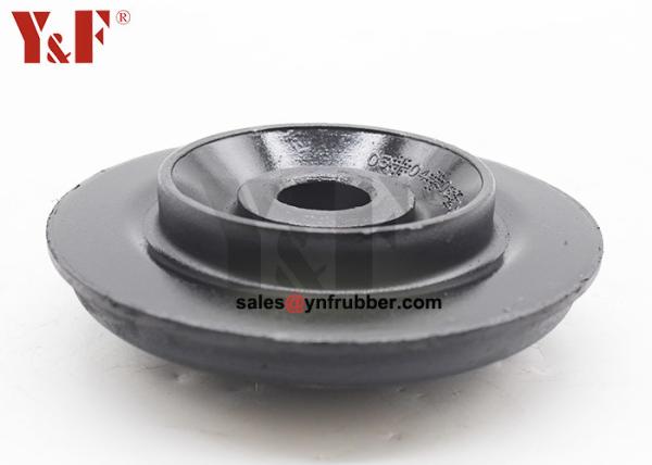 Black Isolation Rubber Mounts Flanged With High Noise Reduction