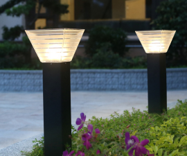 5 Вт солнечный светодиодный садовый свет Внешний интегрированный IP65 водонепроницаемый для дорожки, парка