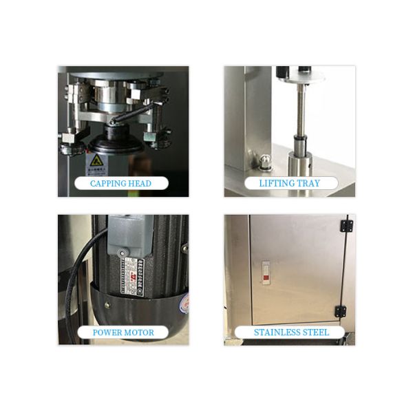 Semi Automatic Manual Beer Tin Pop Cans Sealing Machine 750W 23cans/Min
