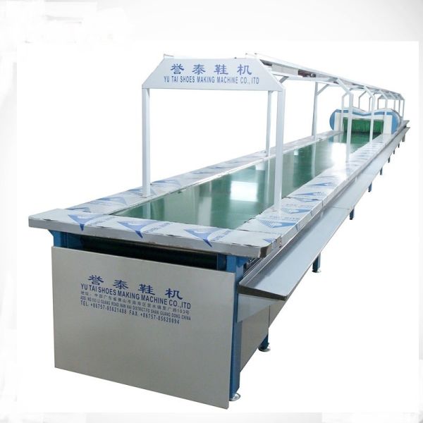 Shoe Making Assembly Activation Cementing Line with Working Speed of 0-3000mm/minute and Customized Stainless Steel Build