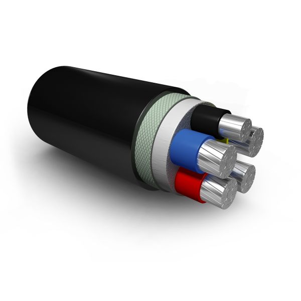 YJV22 35KV 5 Cores High Voltage Cable Armored Steel Hv Electrical Cables Cross linked