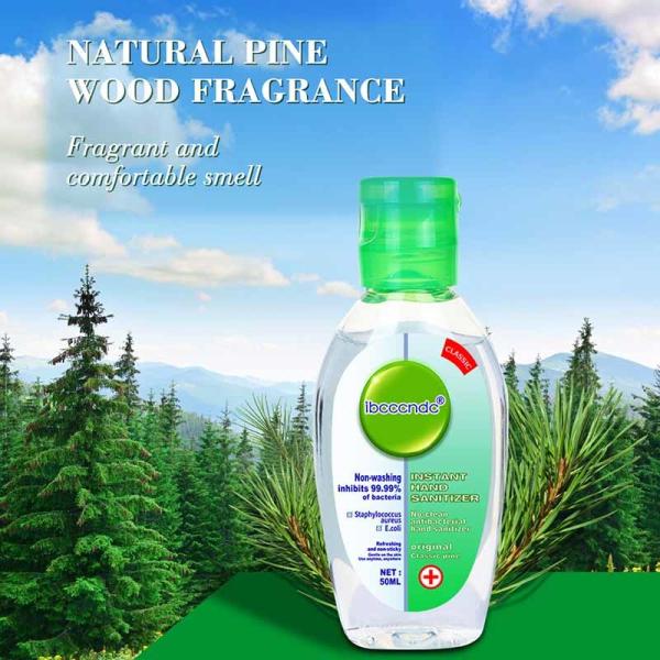 50ml Travel Portable Hand Sanitizer Gel Moisturizing Disinfection Anti Bacteria