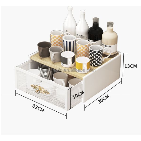 NEW 24 Dolce Gusto Iron Basket Metal Storage Box Rack of Coff Machine Stand Pod Coffee Capsules Storage Bucket Cabinets Drawer