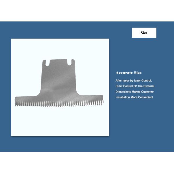 HSS Plastic Film Bag Saw Cutting Blade , Packaging Machine Blades Size Cutomized