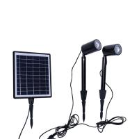 le paysage actionné solaire de 5V 5W met en lumière blanc 200lm chaud froid extérieur combiné