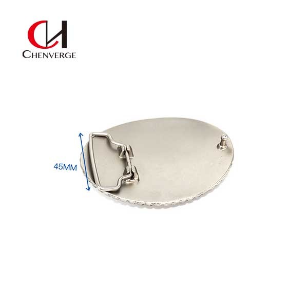 Practical Silver Plate Belt Buckles Antiwear Corrosion Resistant