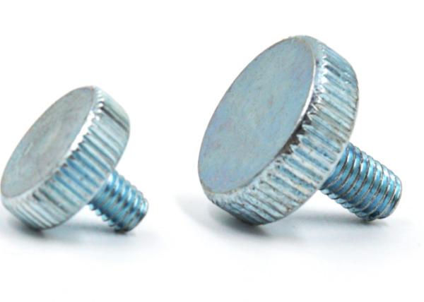 M6 M12 M16 aço carbono parafuso de polegar galvanizado cabeça de pá parafuso de polegar azul revestimento de zinco