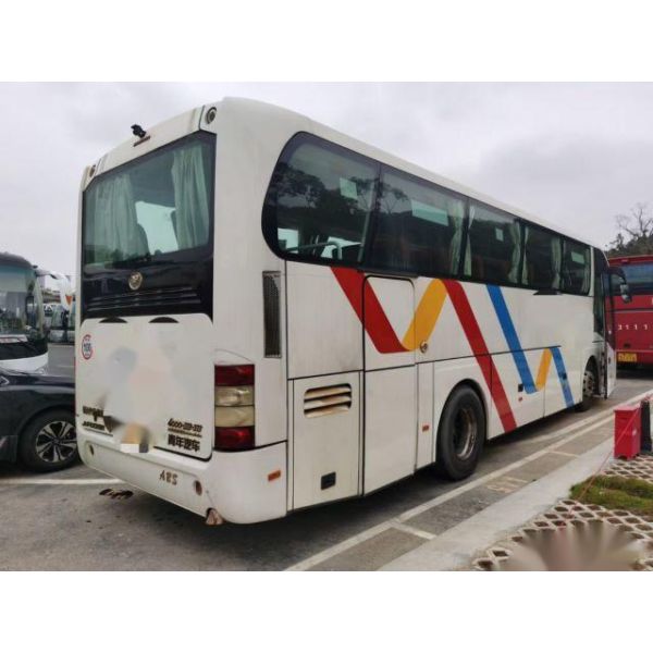 YOUNGMAN JNP6108 39 Seats WP 199kw Rear Engine Bus Used Passenger Bus Airbag Chassis Left Steering Leather Seats