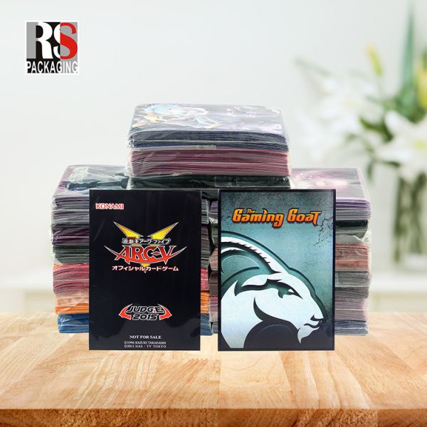 China Manufacturer Anime Game Holographic Card Sleeve  Custom Exquisite Printing Matte  Sleeves