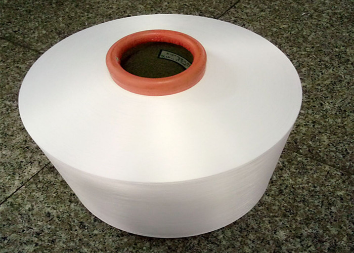 50D / 24F SD SIM Polyester DTY Yarn Raw White / Black For Weaving , Industrial Knitting